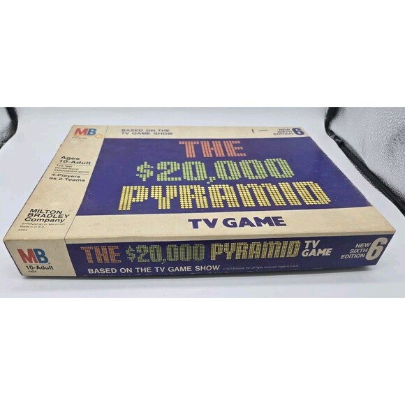 Vintage 1978 The $20,000 Pyramid Board Game Incomplete Great For Replacement Pcs - Picture 13 of 16